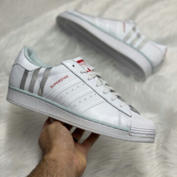 adidas Other - Adidas Superstar Low Mens Sportswear Shoes White HQ4539 NEW Sz 11